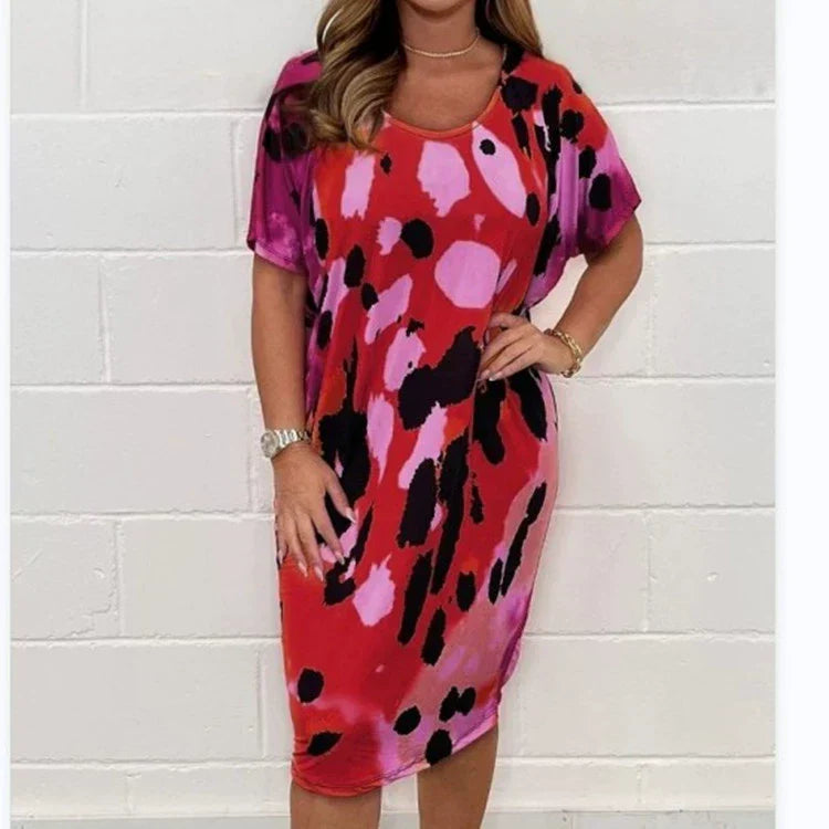 Louisa™ - Casual Loose Leopard Print Dress