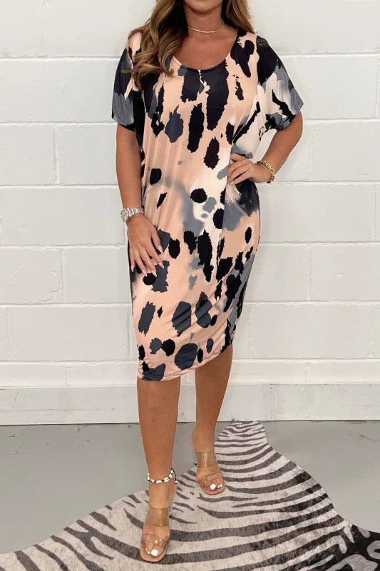 Louisa™ - Casual Loose Leopard Print Dress