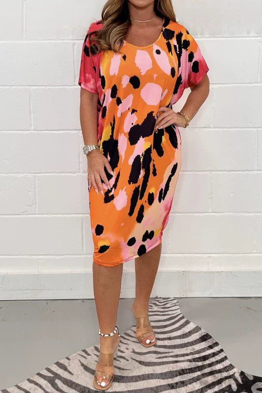 Louisa™ - Casual Loose Leopard Print Dress