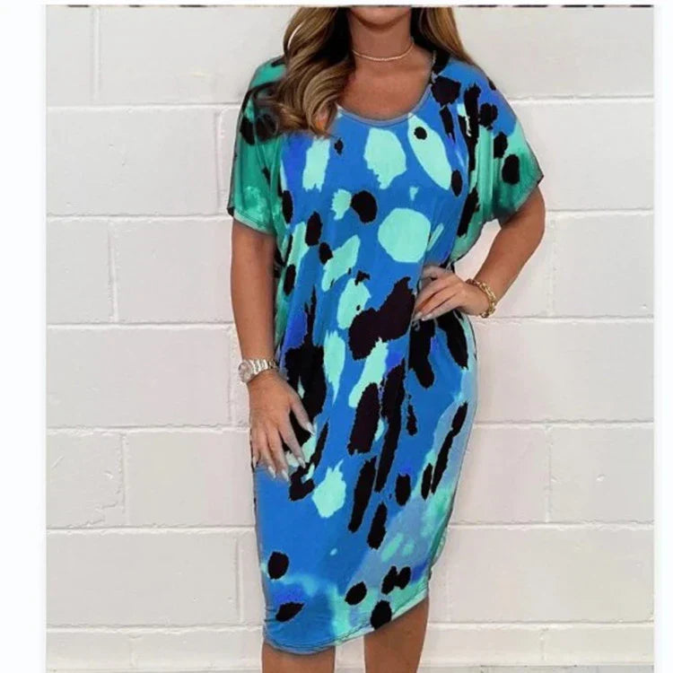 Louisa™ - Casual Loose Leopard Print Dress