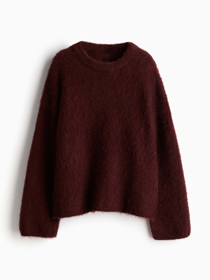 Mirjam™ - Oversized Sweater and Skirt Set in Mohair Blend