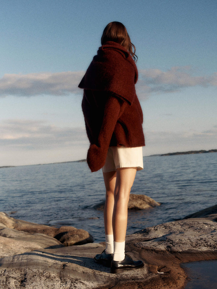 Mirjam™ - Oversized Sweater and Skirt Set in Mohair Blend
