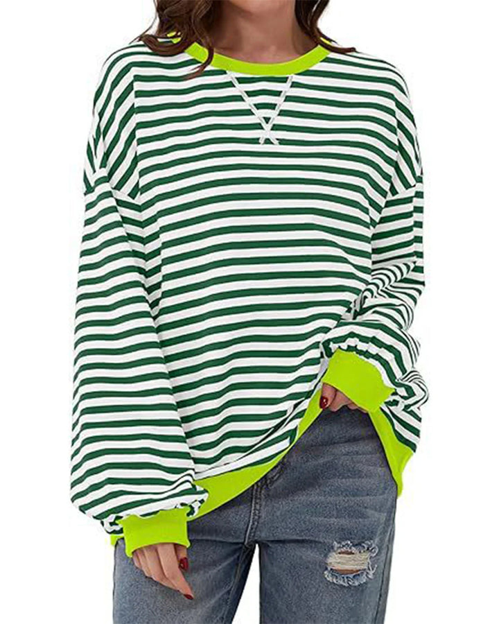 Maribel™ - Color Block Striped Sweatshirts for Women