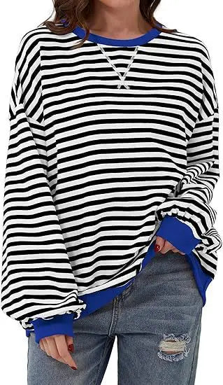 Maribel™ - Color Block Striped Sweatshirts for Women