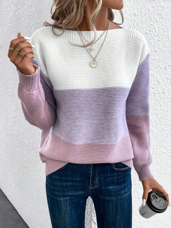 Maryse™ - Elegant and Comfortable Knitted Ombre Sweater