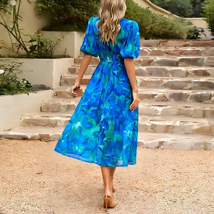 Téa™ - Elegant V-Neck Dress