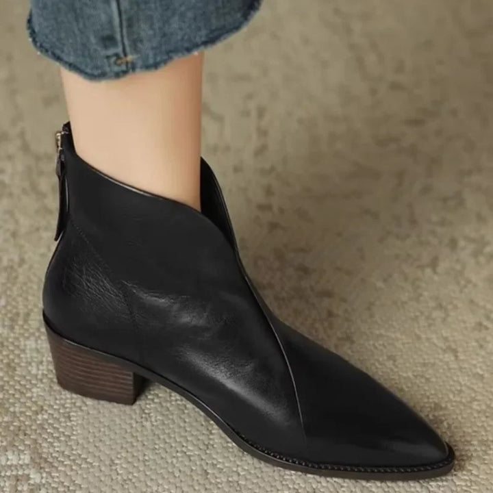 Lorine™ - Chic and Comfortable Leather Chelsea Boots