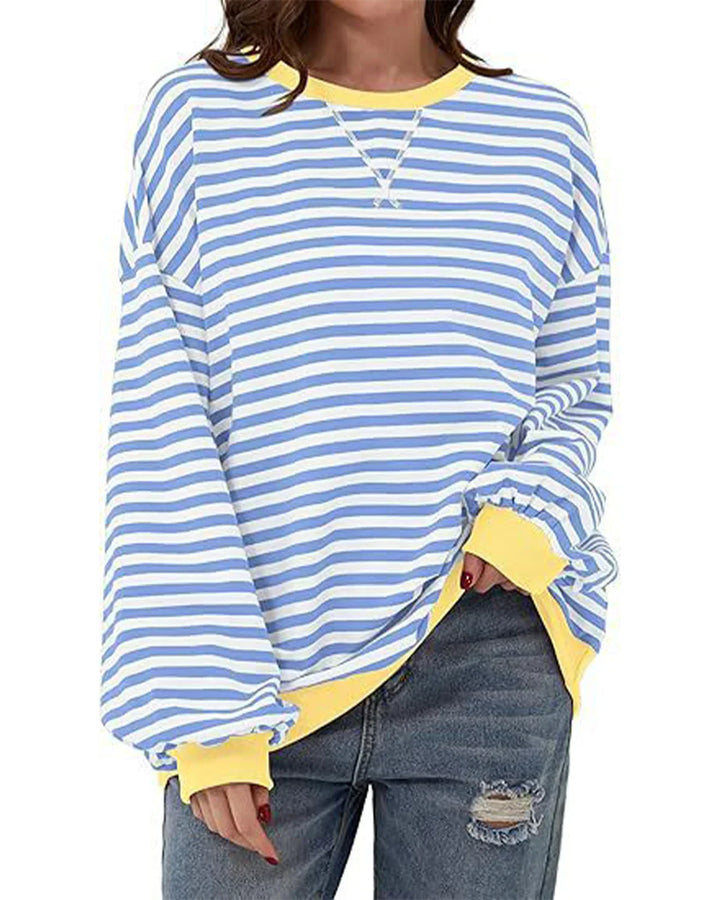 Maribel™ - Color Block Striped Sweatshirts for Women