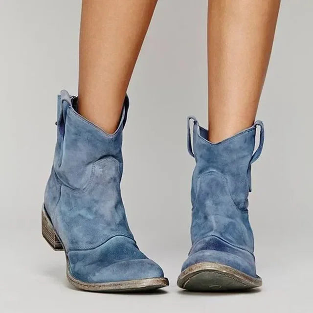 Dael™ - Vintage Cowboy Ankle Boots