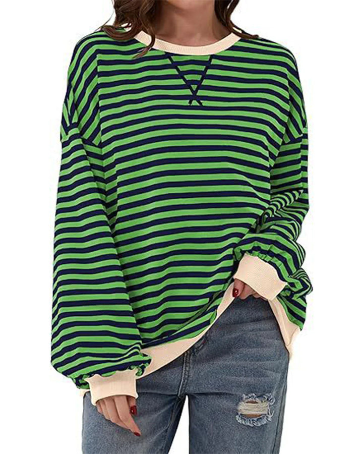 Maribel™ - Color Block Striped Sweatshirts for Women
