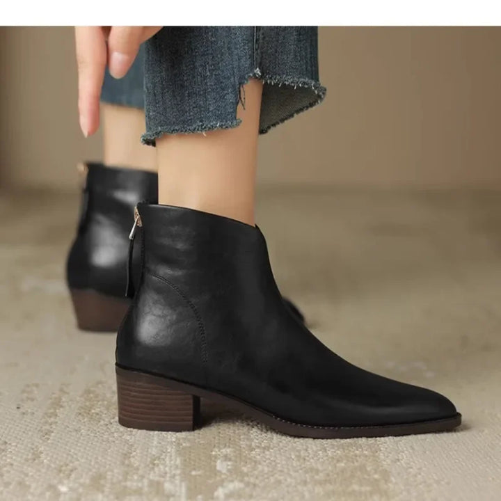 Lorine™ - Chic and Comfortable Leather Chelsea Boots