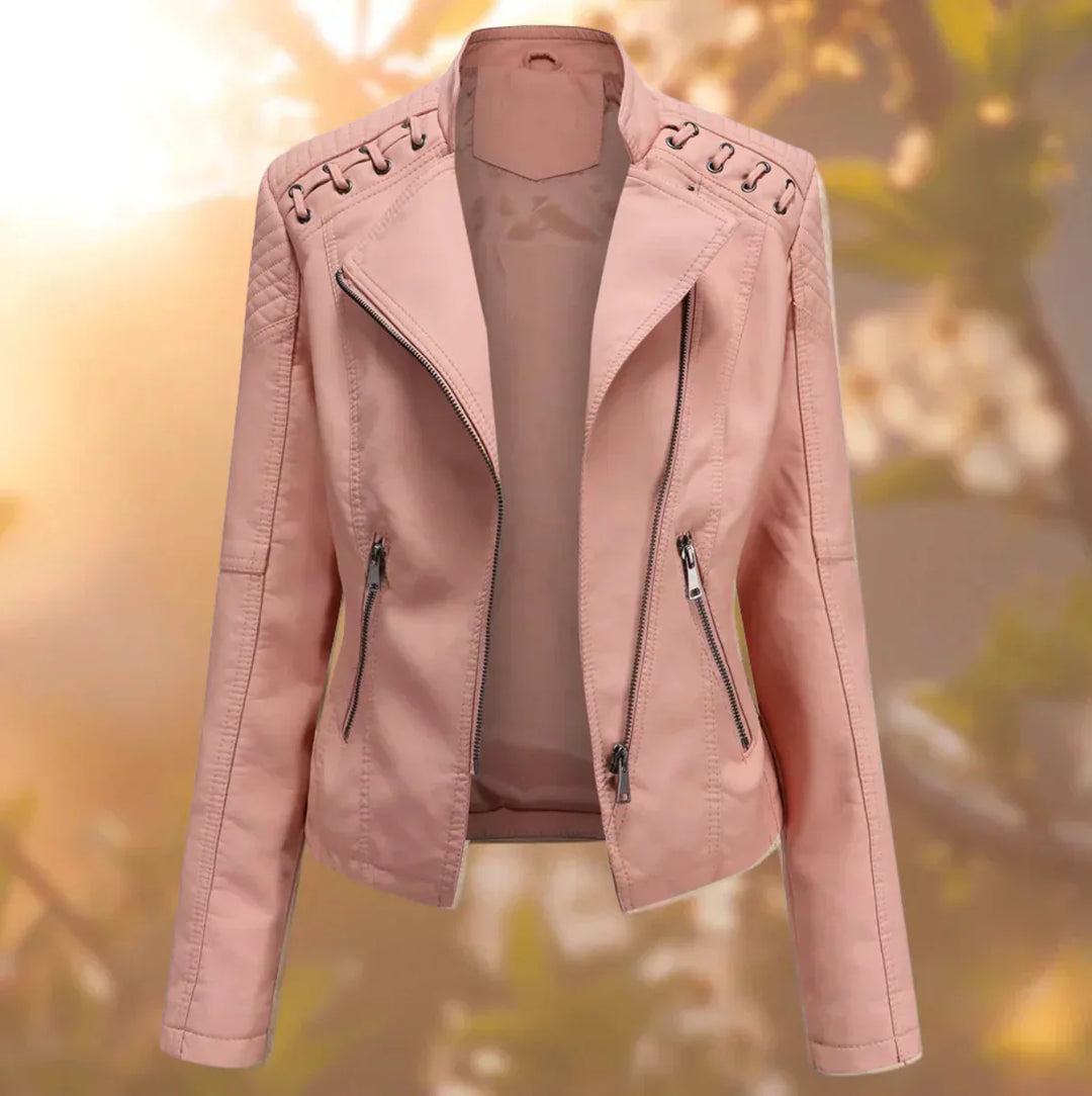 Katie™ | Timelessly Elegant Leather Jacket