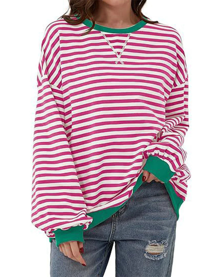Maribel™ - Color Block Striped Sweatshirts for Women