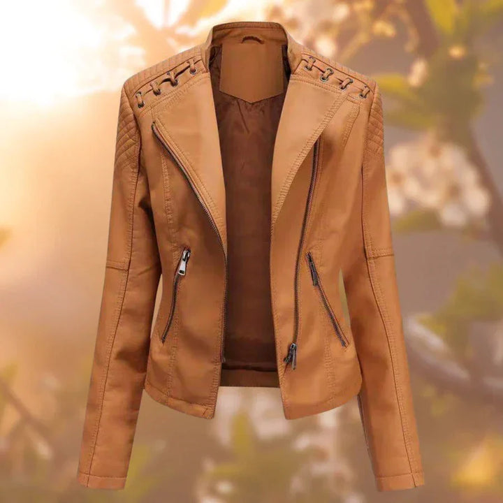 Katie™ | Timelessly Elegant Leather Jacket