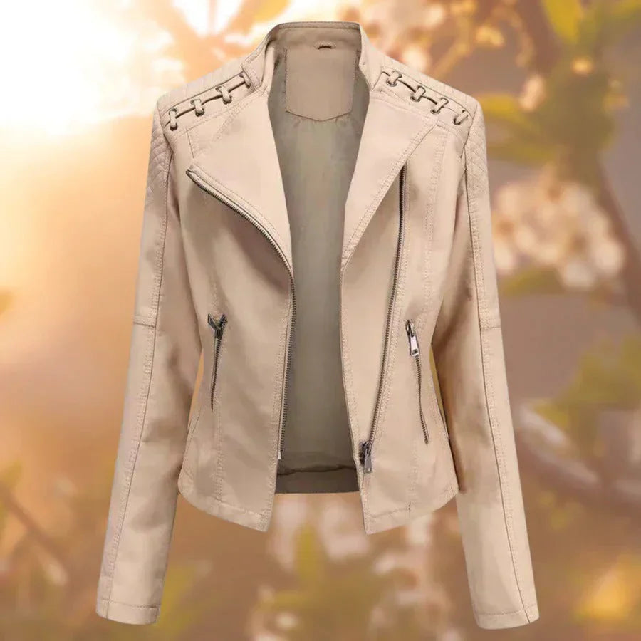 Katie™ | Timelessly Elegant Leather Jacket