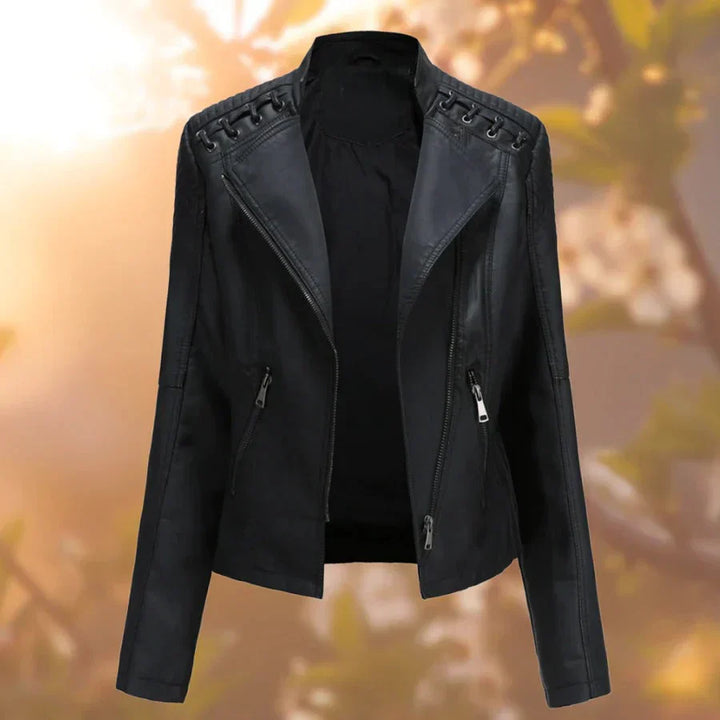 Katie™ | Timelessly Elegant Leather Jacket
