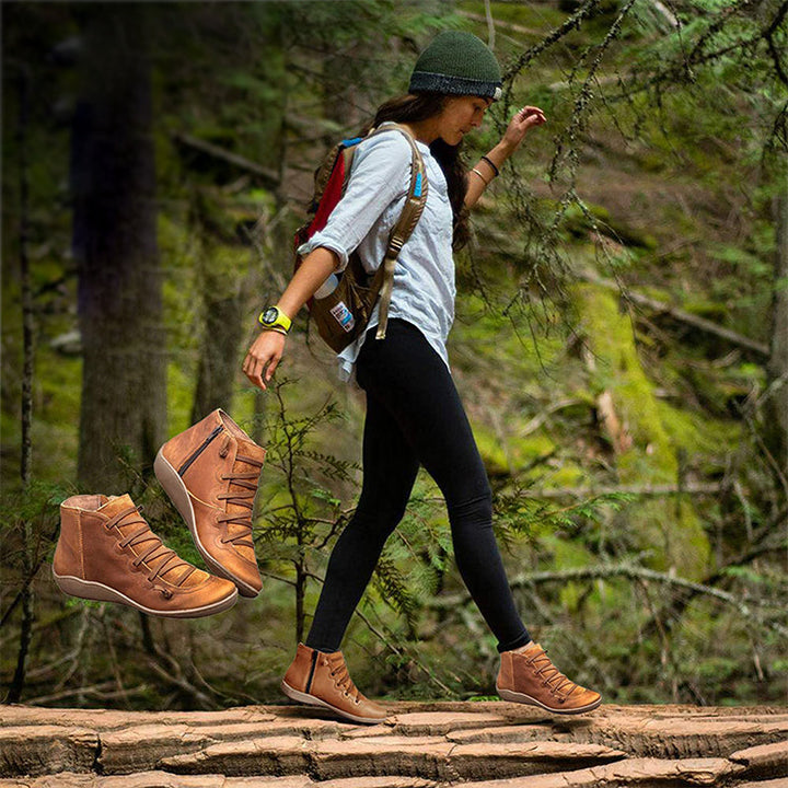 Rosalee™ - Comfortable Leather Boots with Arch Support