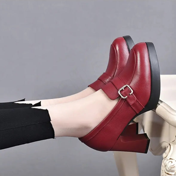 Universal Leather High Heels