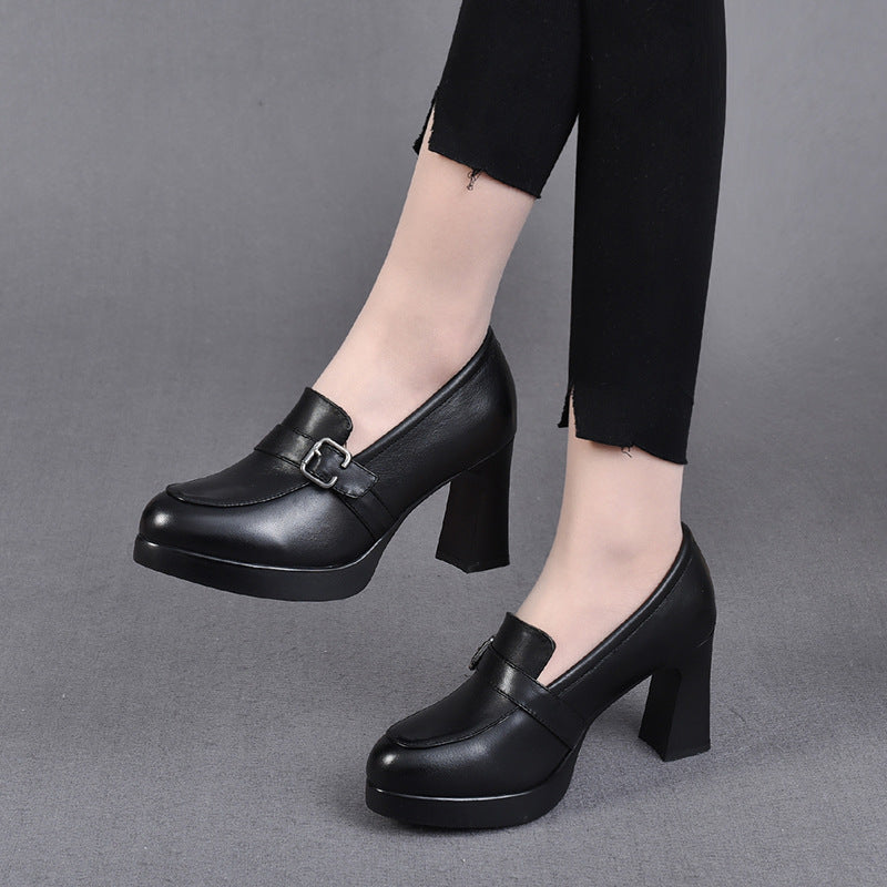 Universal Leather High Heels