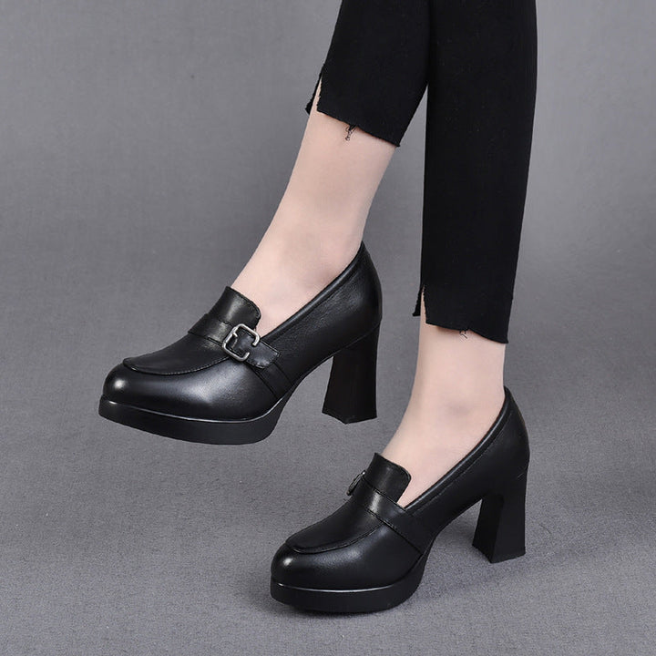 Universal Leather High Heels