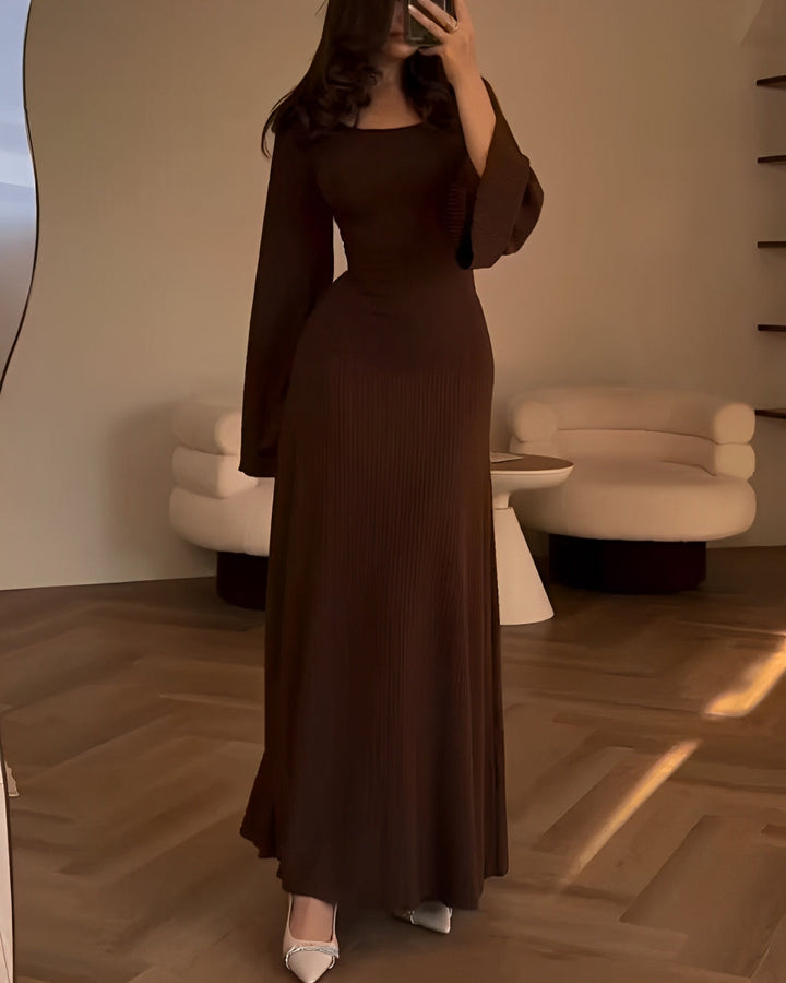 Sandrine™ - Elegant Maxi Dress in Knit