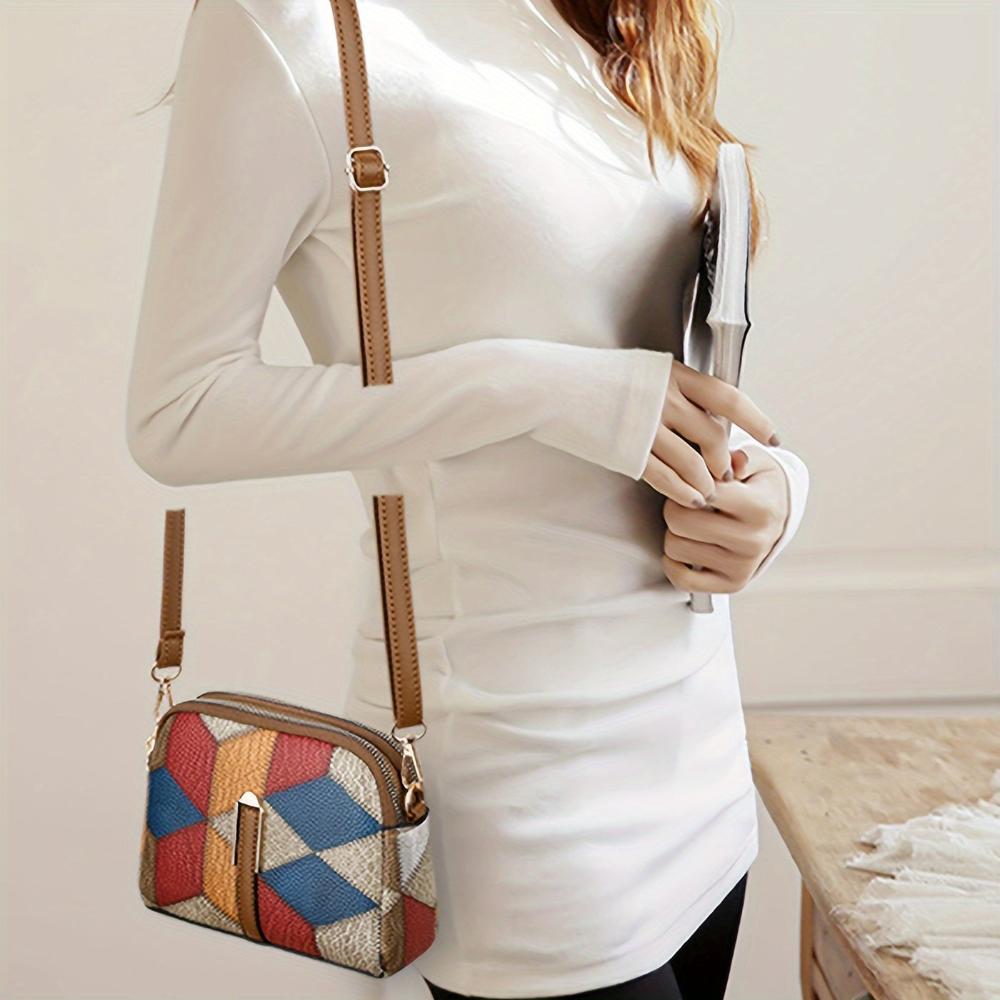 Clio - Mini Crossbody Bag Patchwork