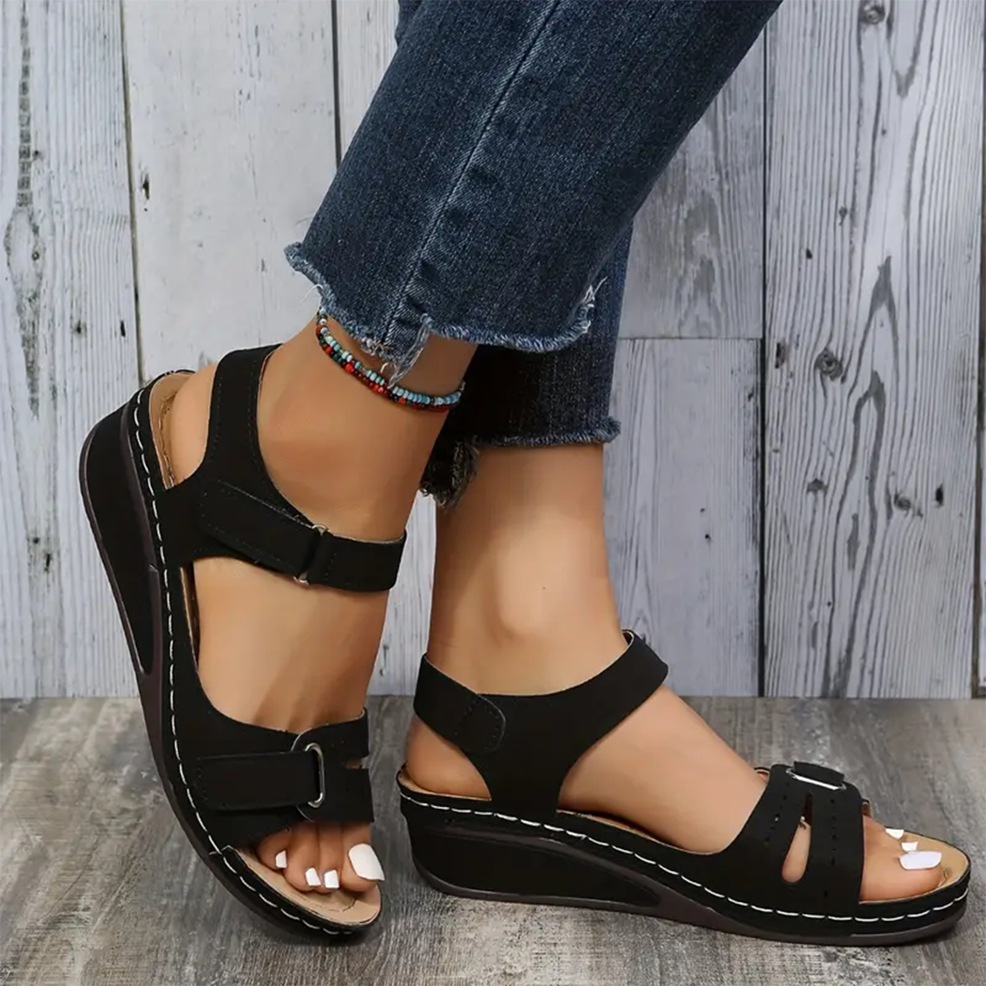 Nolwenn™ - Comfortable and Elegant Sport Sandals with Wedge Heel