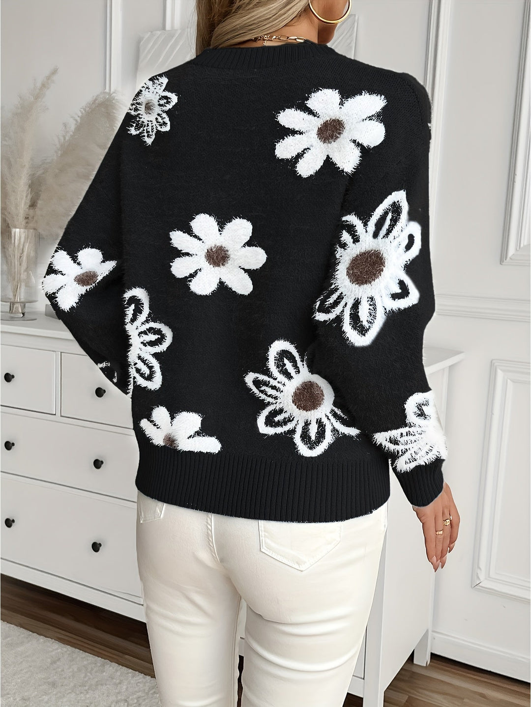 Madeleine™ - Floral Sweater for Women
