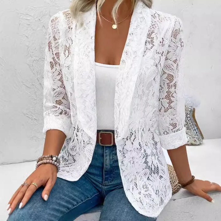 Félicie™ - Elegant Lace Blazer Lightweight and Chic