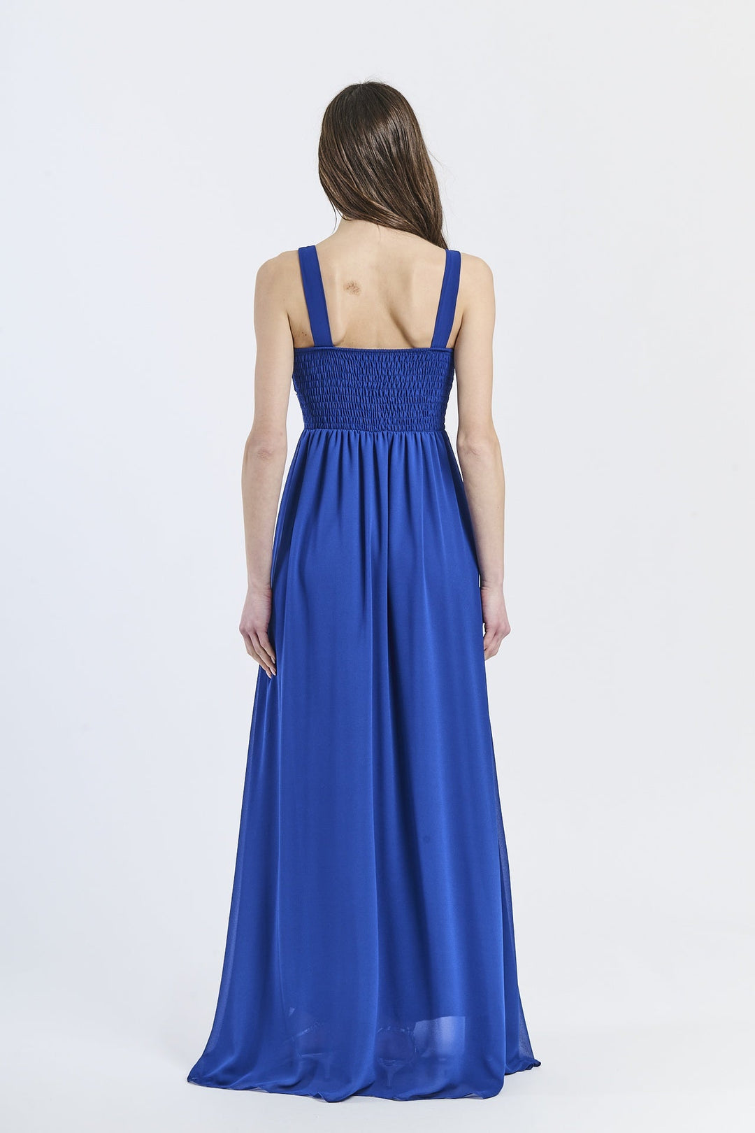 Wide Long Chiffon Bridesmaid Dress Zoe