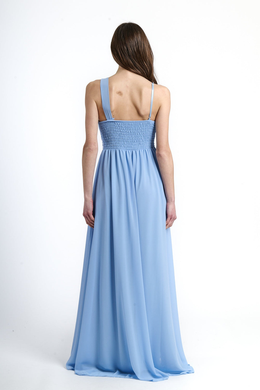 Asymmetrical Tulle Long Dress Luna