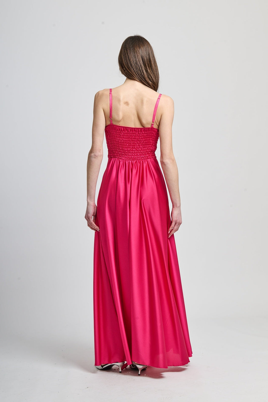 Elegant Long Dress with Side Slit Maria
