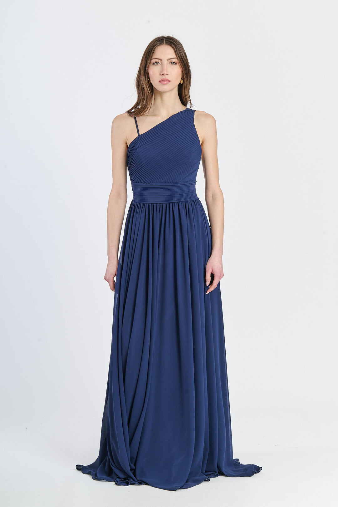 Asymmetrical Tulle Long Dress Luna