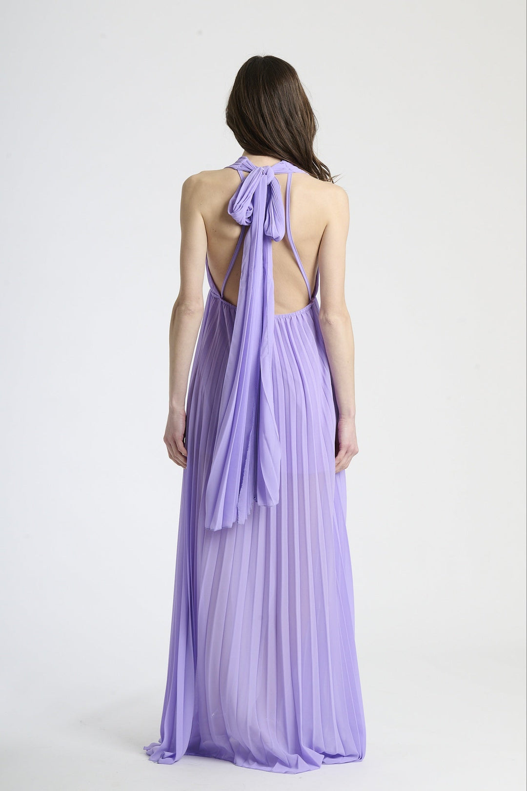 Elegant Long Pleated Dress Alice