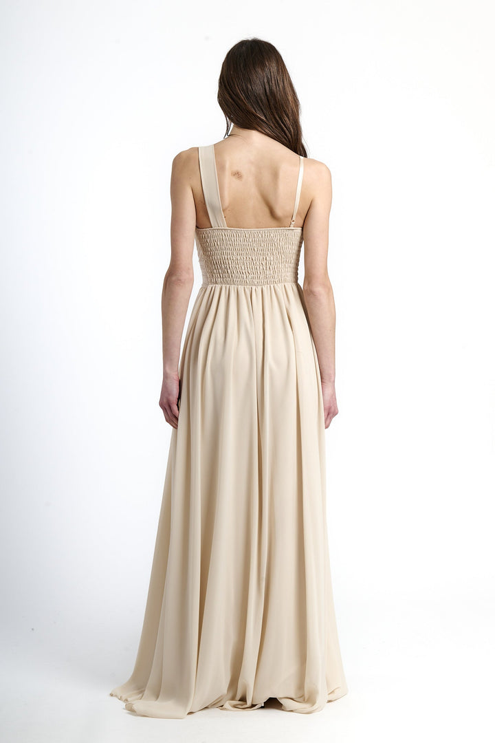 Asymmetrical Tulle Long Dress Luna