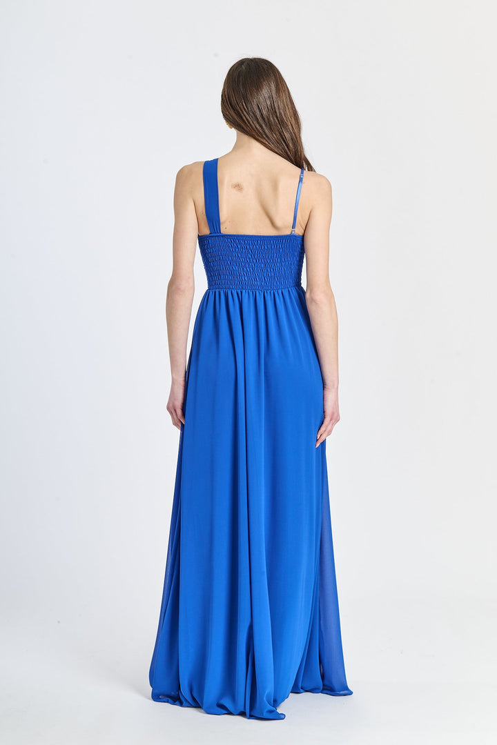 Asymmetrical Tulle Long Dress Luna