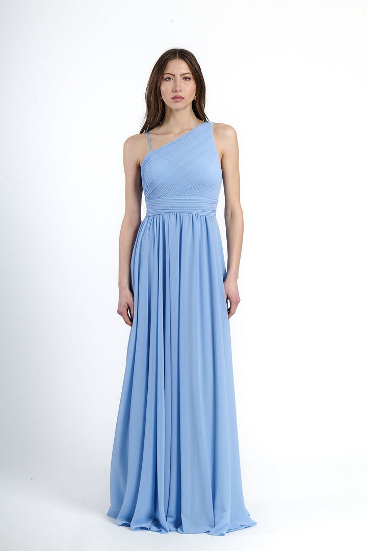 Asymmetrical Tulle Long Dress Luna