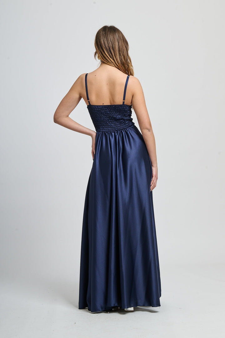 Elegant Long Dress with Side Slit Maria