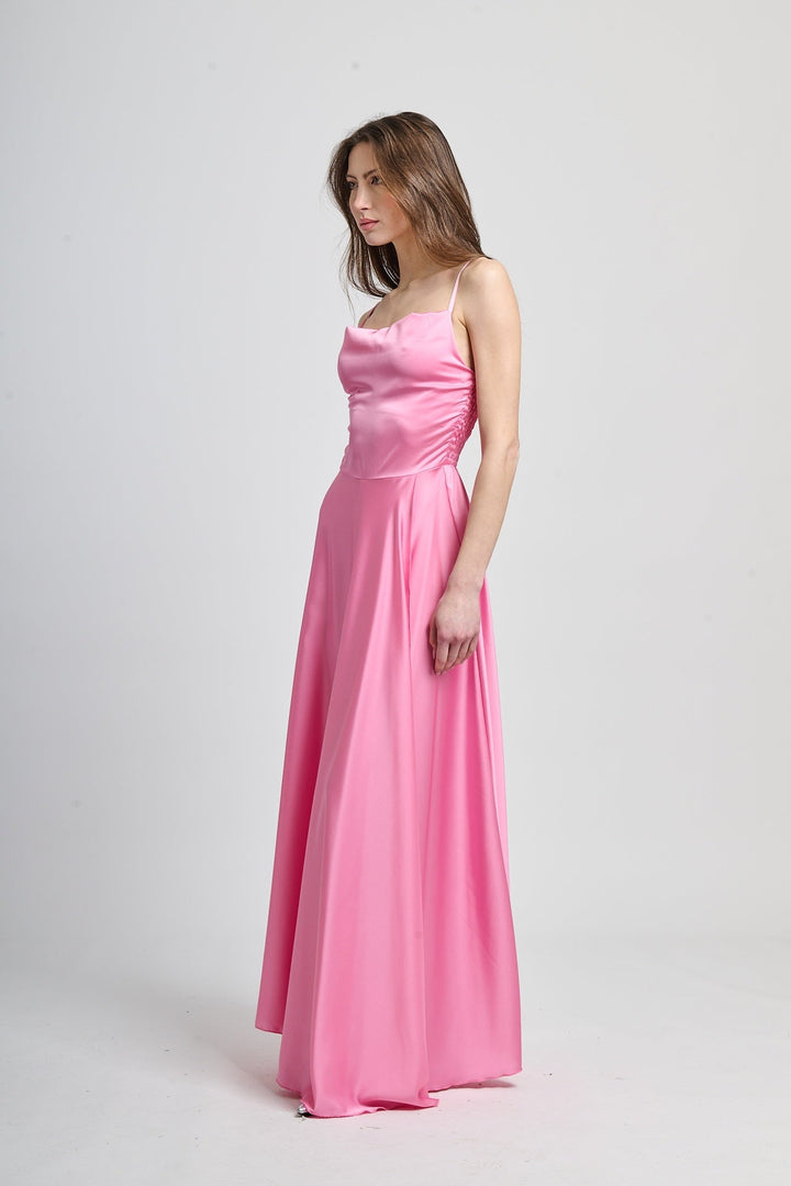 Elegant Long Dress with Side Slit Maria