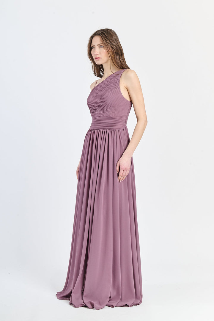 Asymmetrical Tulle Long Dress Luna