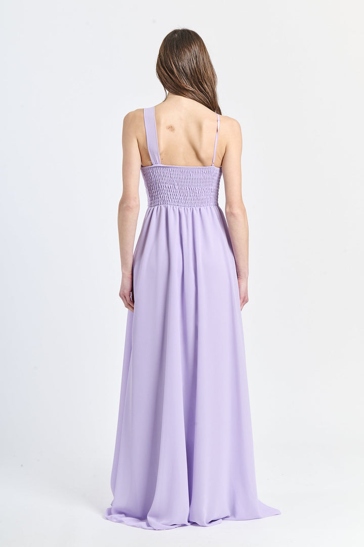 Asymmetrical Tulle Long Dress Luna