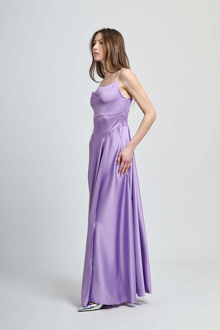 Elegant Long Dress with Side Slit Maria