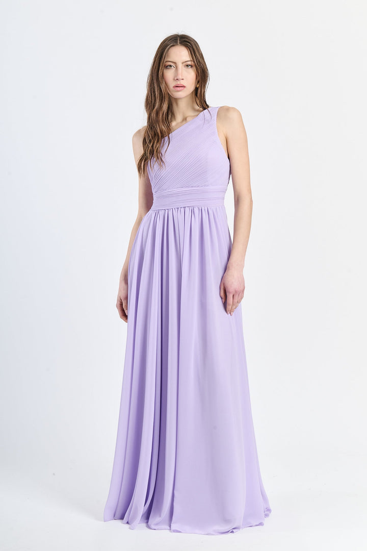 Asymmetrical Tulle Long Dress Luna