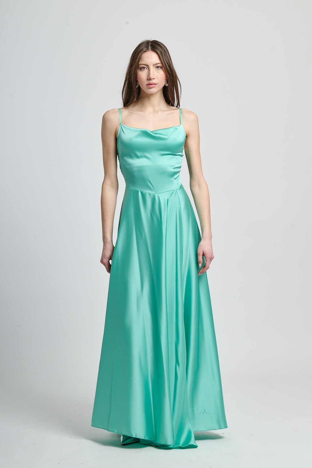 Elegant Long Dress with Side Slit Maria