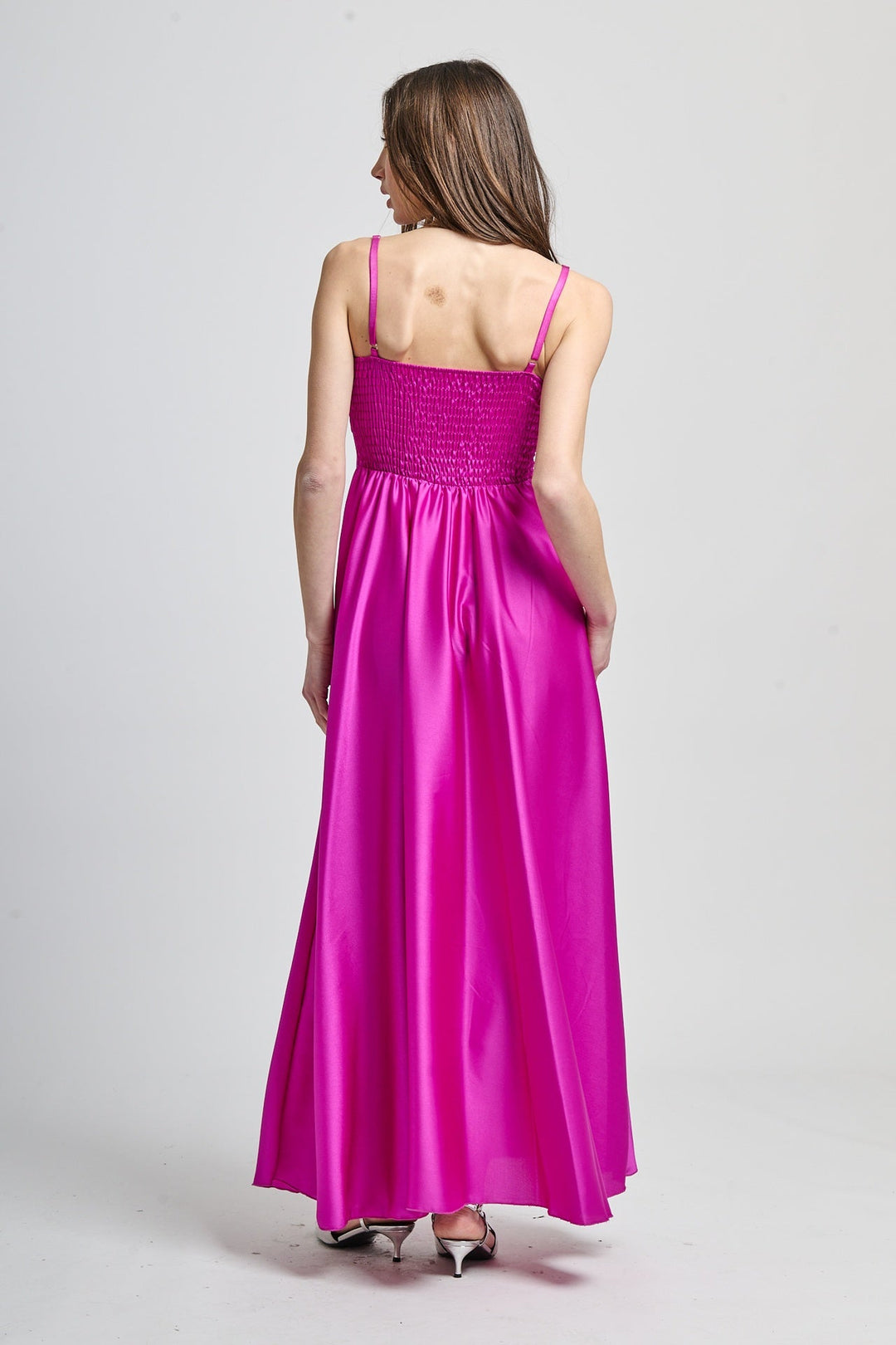 Elegant Long Dress with Side Slit Maria