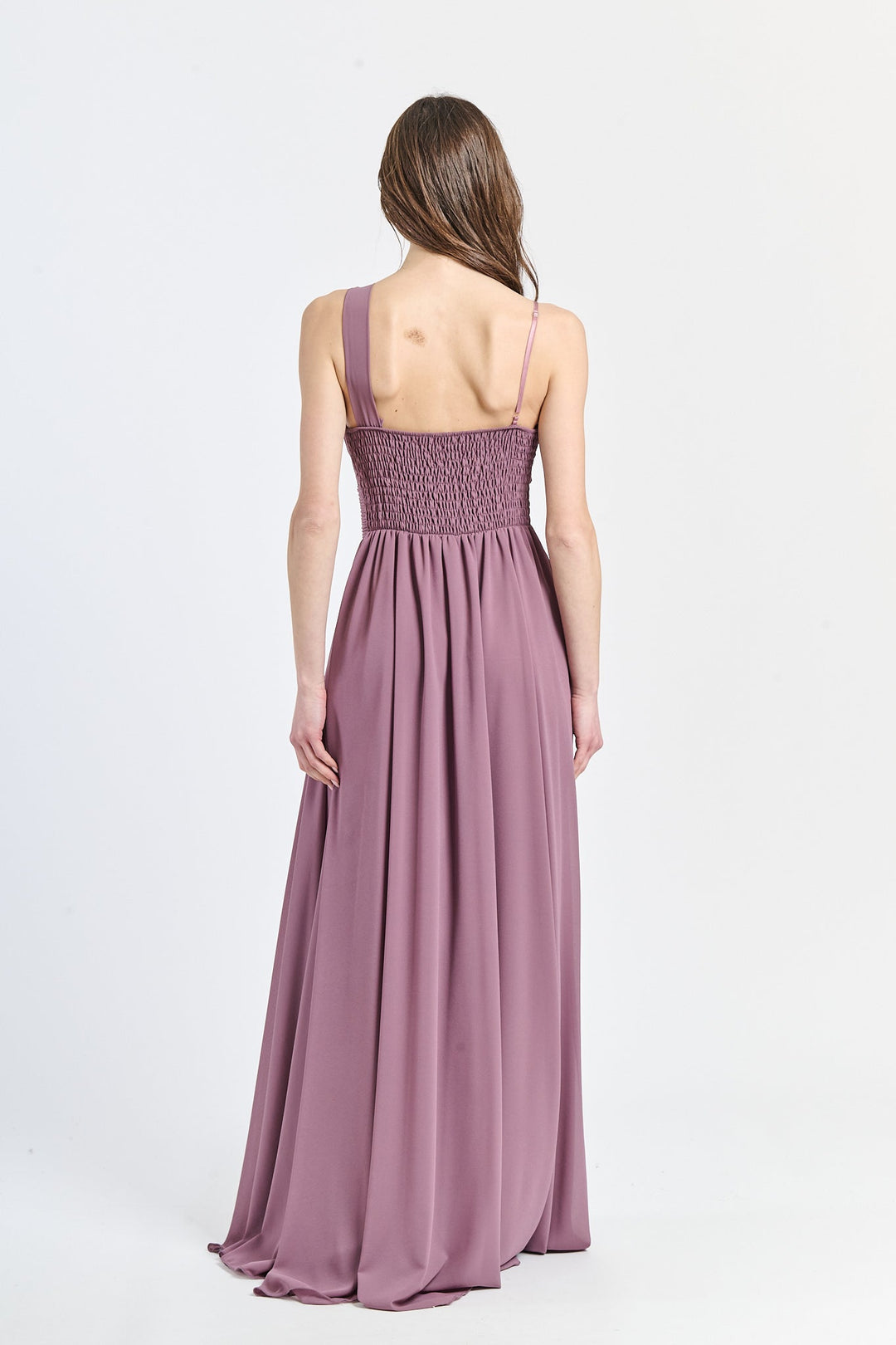 Asymmetrical Tulle Long Dress Luna