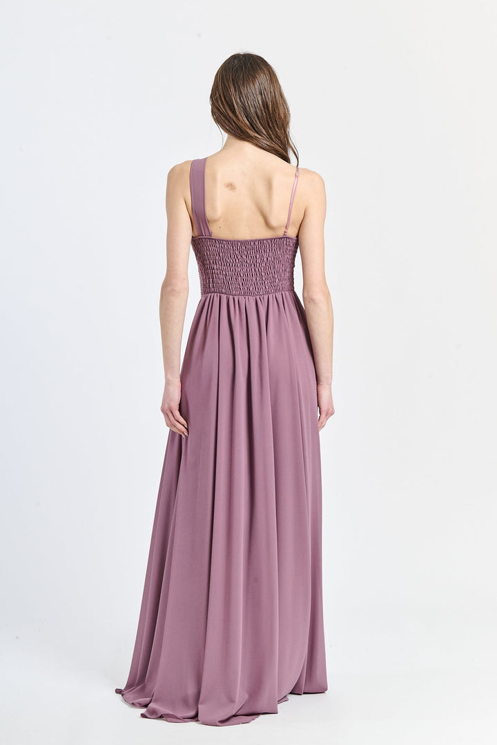 Asymmetrical Tulle Long Dress Luna