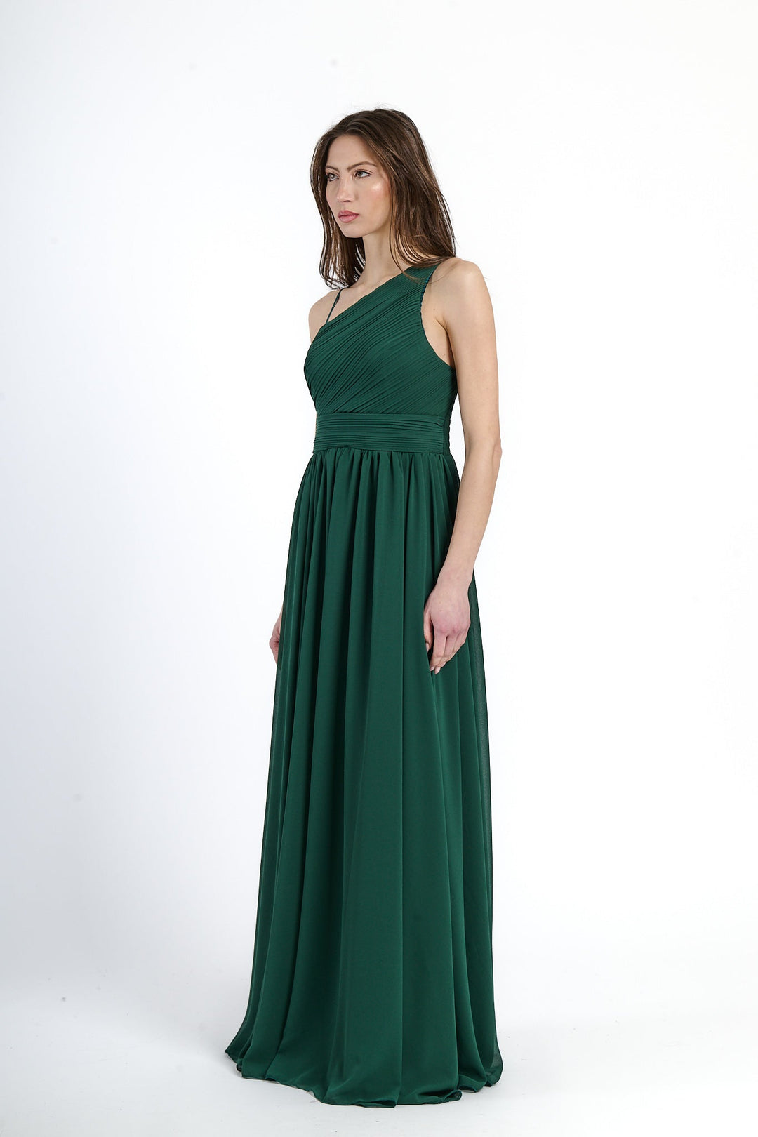 Asymmetrical Tulle Long Dress Luna