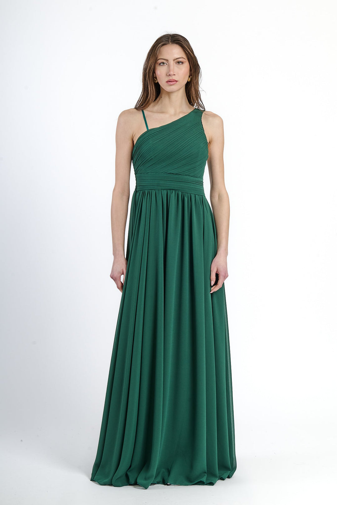 Asymmetrical Tulle Long Dress Luna