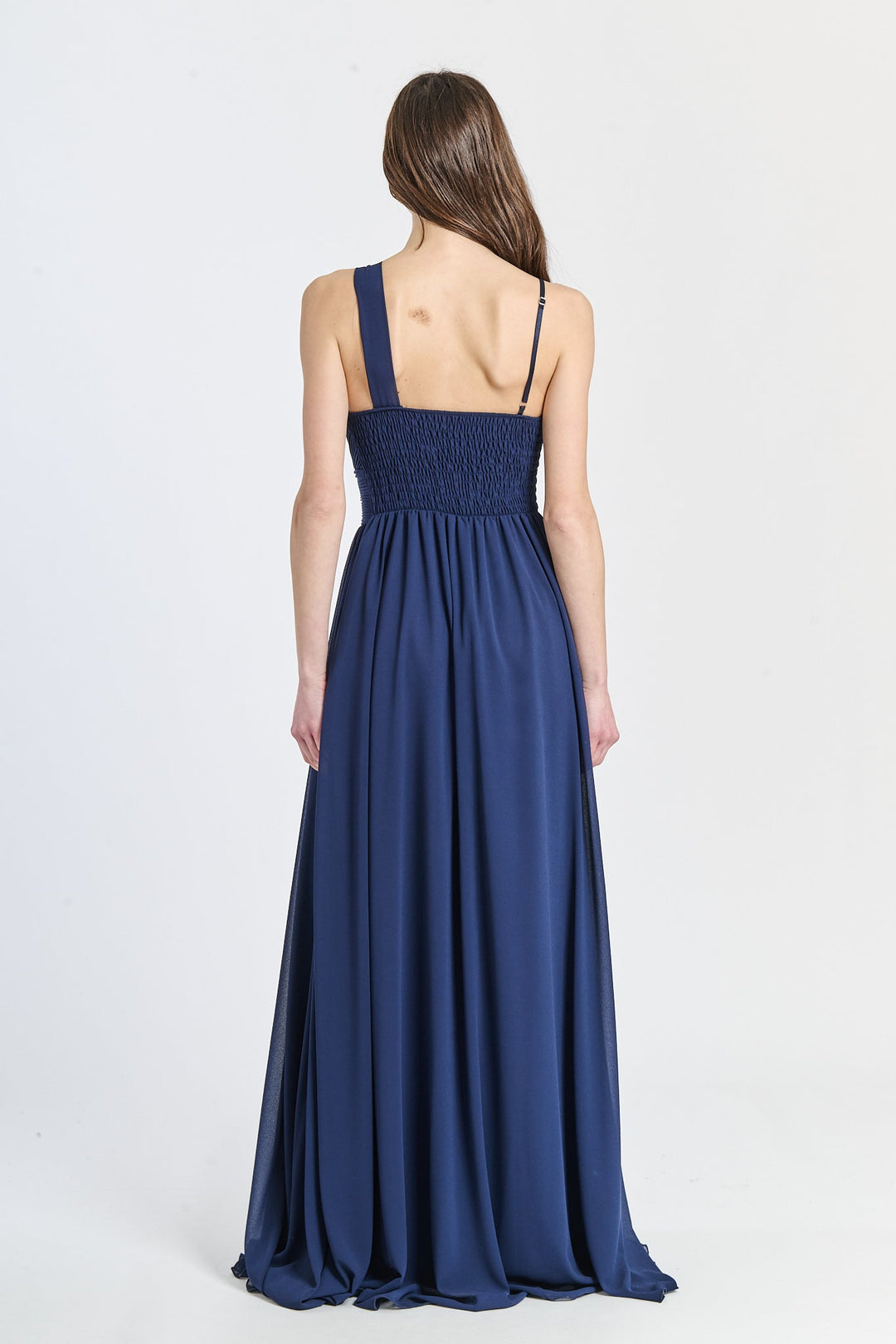 Asymmetrical Tulle Long Dress Luna